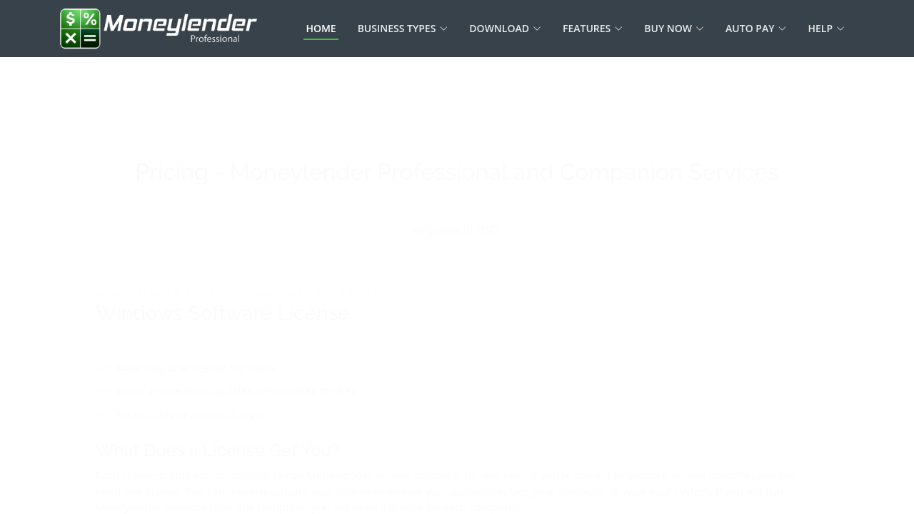 Moneylender Professional
